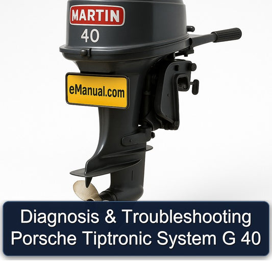Diagnosis Porsche Tiptronic System G 40 Service Repair Workshop Manual