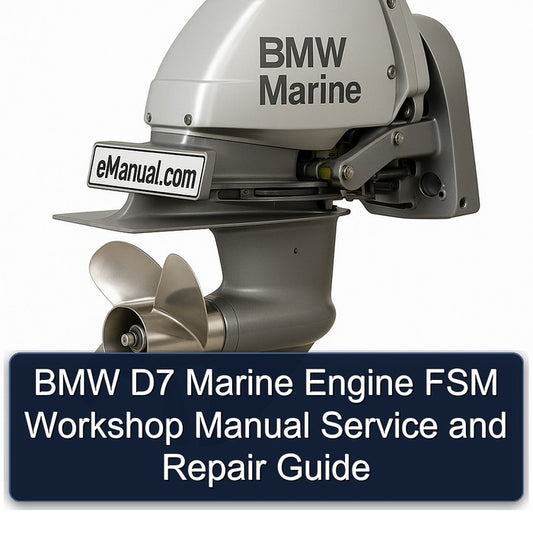 BMW 2 Series D7 Marine Engine Fsm Service Repair Workshop Manual