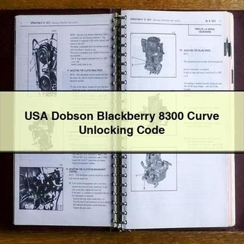 USA Dobson Blackberry 8300 Curve Unlocking Code