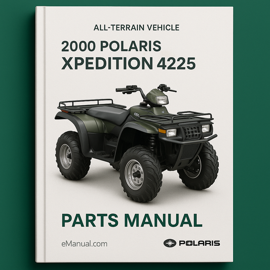2000 Polaris Xpedition 425 Parts Manual