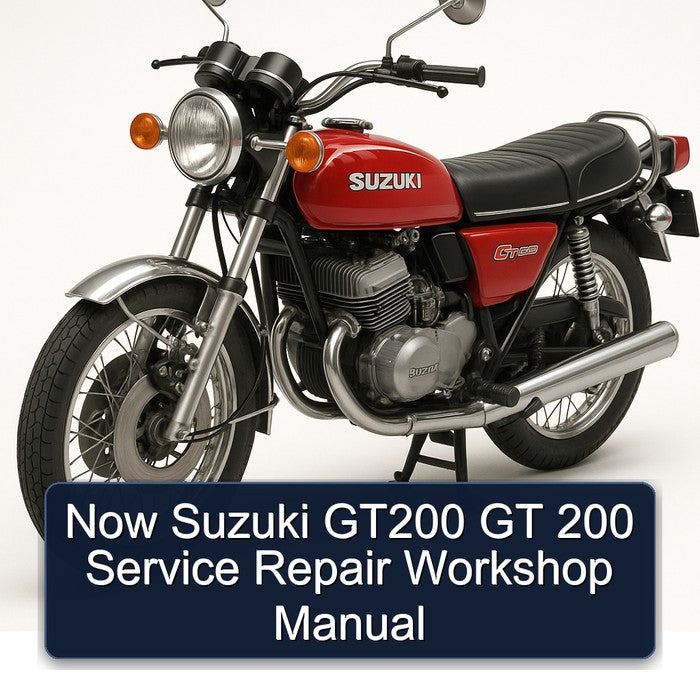 Yamaha GT Now Suzuki GT200 200 Service Repair Workshop Manual PDF