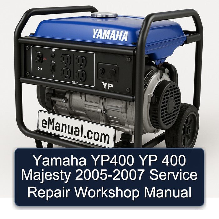 2005-2007 Yamaha YP400 Yp 400 Majesty Service Repair Workshop Manual PDF