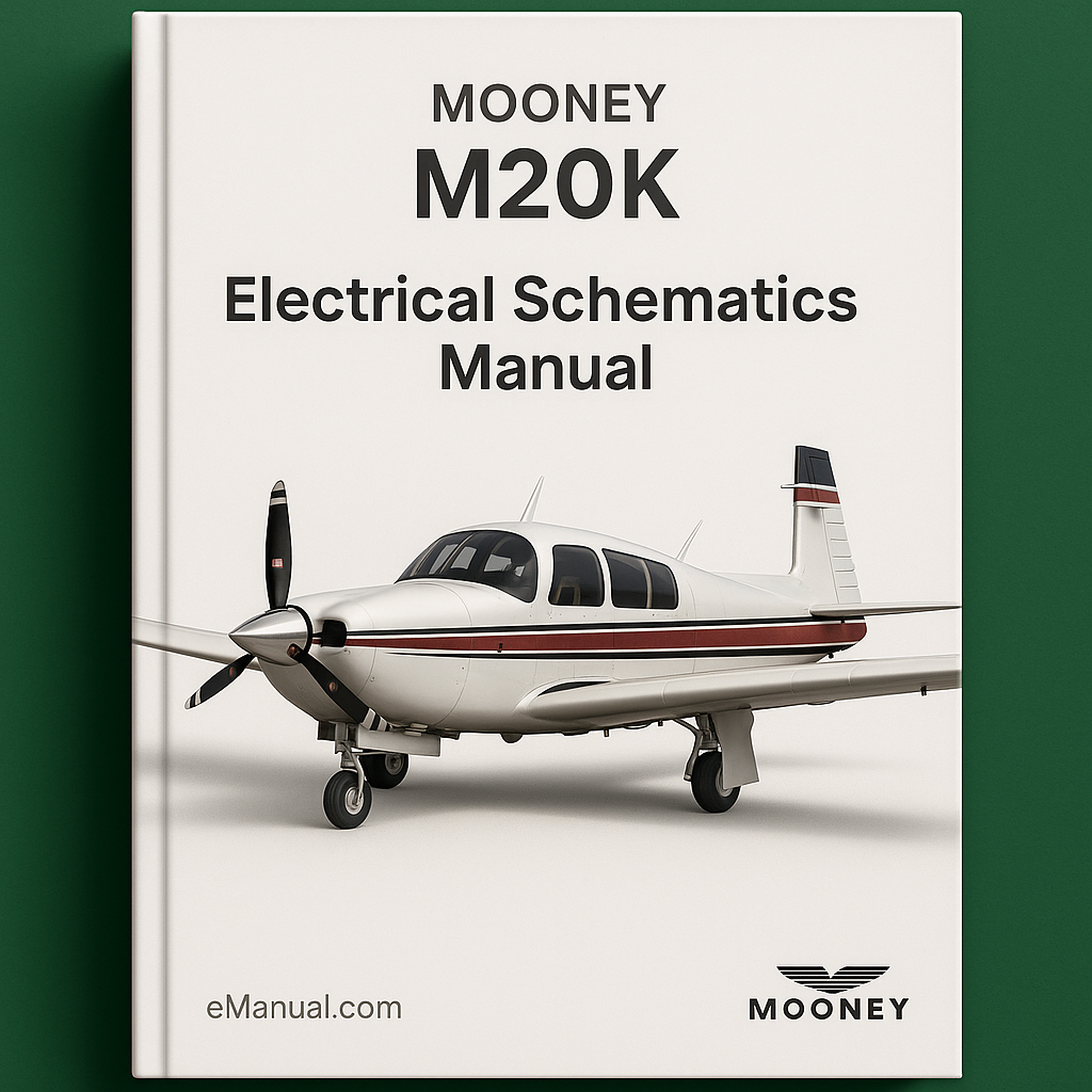 Mooney M20K Electrical Schematics Manual MAN501 M20-K M-20K