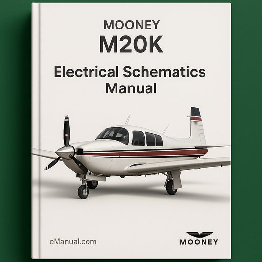 Mooney M20K Electrical Schematics Manual MAN501 M20-K M-20K