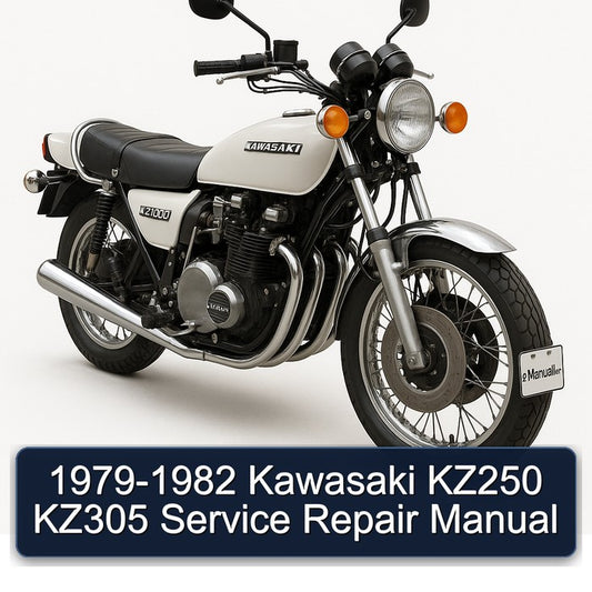 1979-1982 Kawasaki KZ Series KZ250 KZ305 Service Repair Workshop Manual