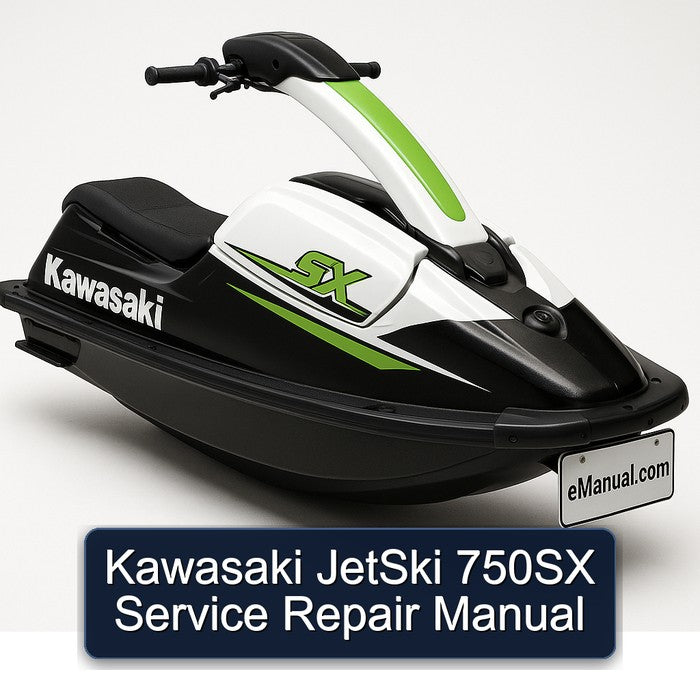 Kawasaki Jetski 750SX Service Repair Workshop Manual PDF