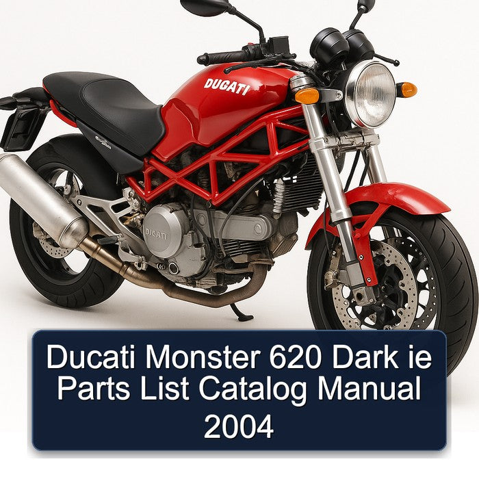 2004 Ducati 620 Monster Dark Ie Catalog Parts PDF