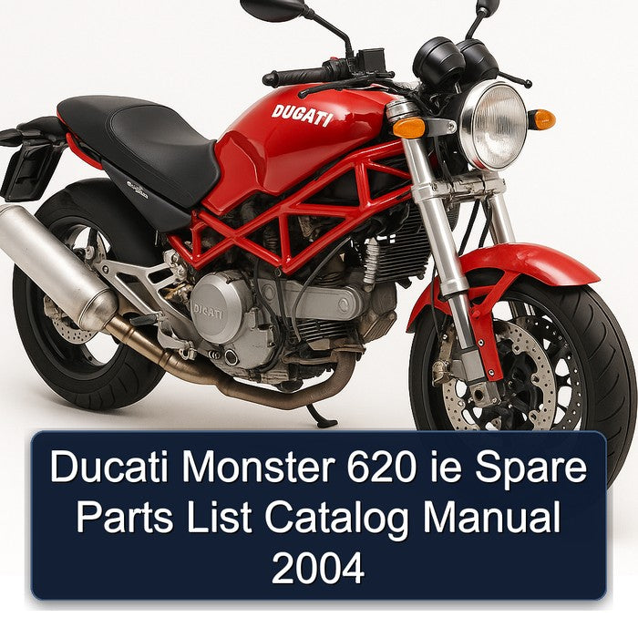 2004 Ducati 620 Monster Ie Spare Catalog Parts