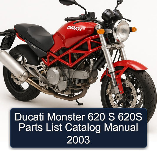 2003 Ducati 620 Monster S 620S Catalog Parts