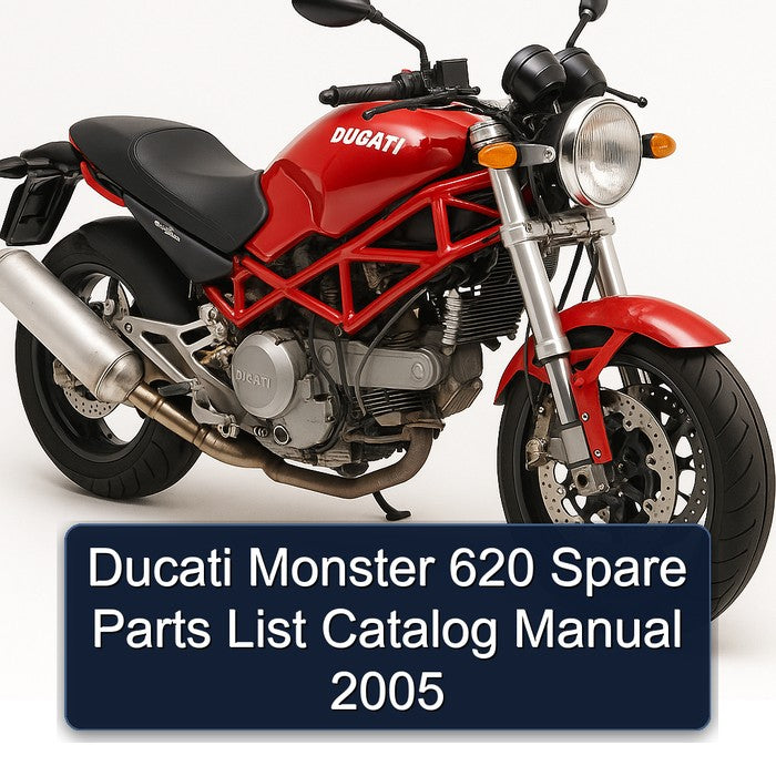 2005 Ducati 620 Monster Spare Catalog Parts PDF