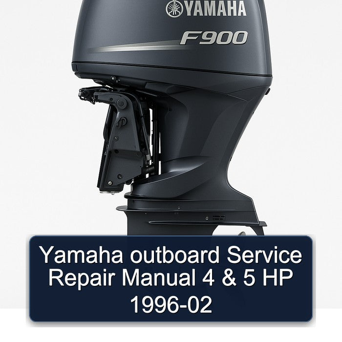 1996-2002 Yamaha Outboard 4 5 HP Service Repair Workshop Manual PDF