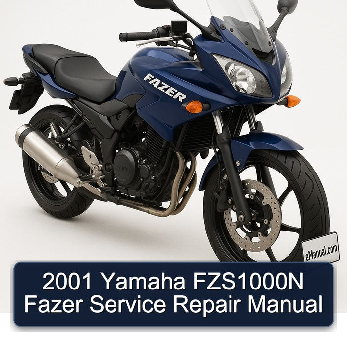 2001 Yamaha Fazer FZS1000N Service Repair Workshop Manual PDF