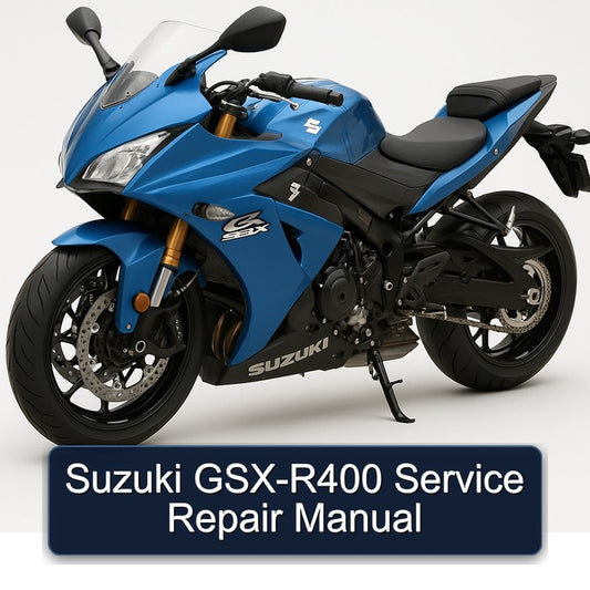 Suzuki GSX Series GSX-R400 Service Repair Workshop Manual