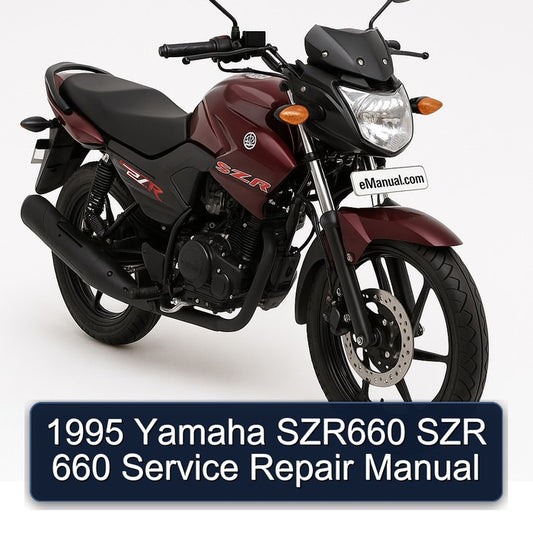 1995 Yamaha SZR Models SZR660 660 Service Repair Workshop Manual