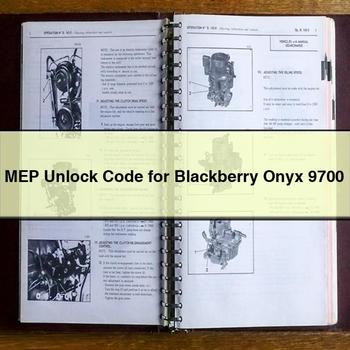 MEP Unlock Code for Blackberry Onyx 9700