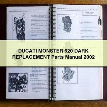 2002 Ducati 620 Monster Dark Replacement Parts Catalog