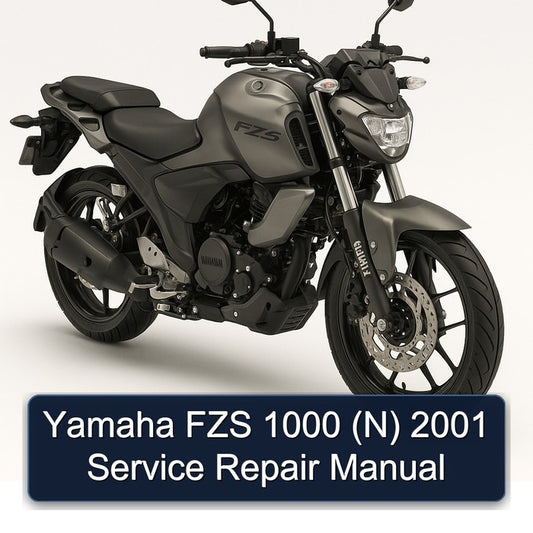 2001 Yamaha FZS Models 1000 (N) Service Repair Workshop Manual