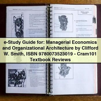 Study Managerial Economics Organizational Architecture Clifford W. Smith Service Repair Workshop Manual PDF