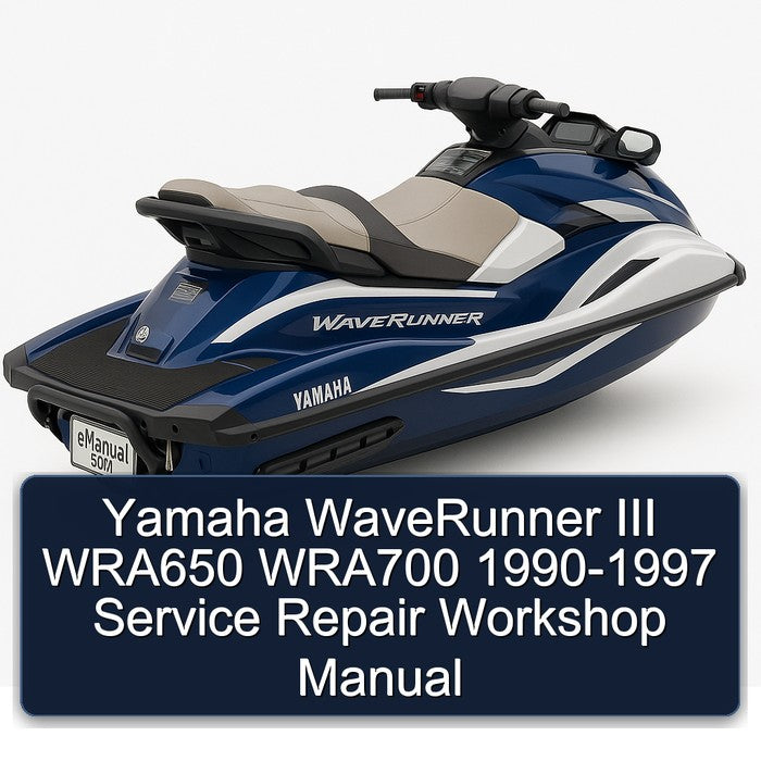 1990-1997 Yamaha Waverunner III WRA650 WRA700 Service Repair Workshop Manual PDF