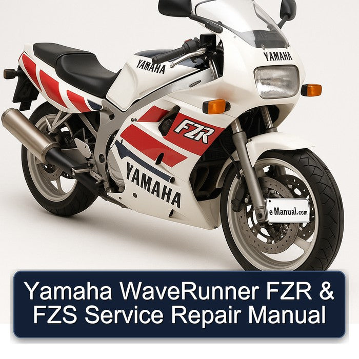 Yamaha Waverunner FZR FZS Service Repair Workshop Manual PDF