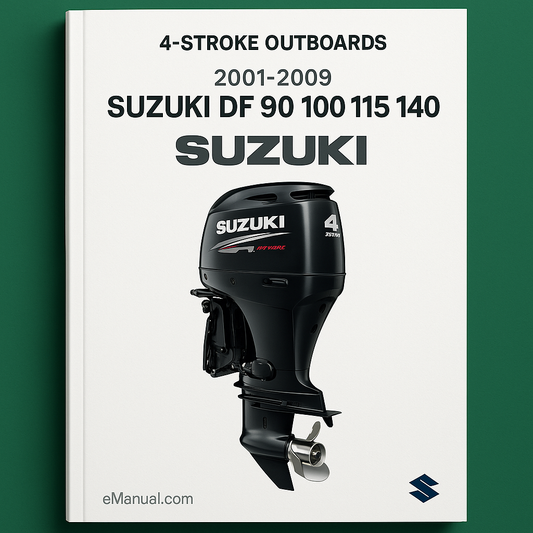 2001-2009 Suzuki DF 90 100 115 140 4-STROKE OUTBOARDS