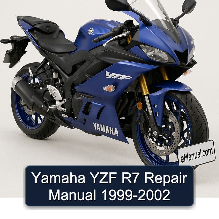 1999-2002 Yamaha YZF Models R7 Service Repair Workshop Manual PDF