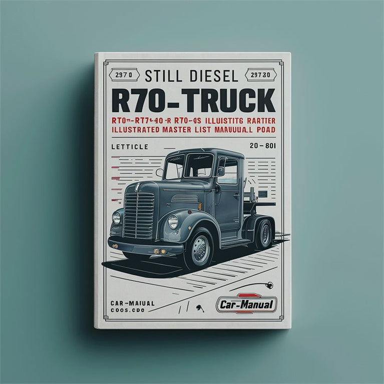 Still Diesel Fork Truck R70-35 R70-40 R70-45 Illustrated Master (ident-nr.161730 R7048 R7049 R7050) Parts Catalog