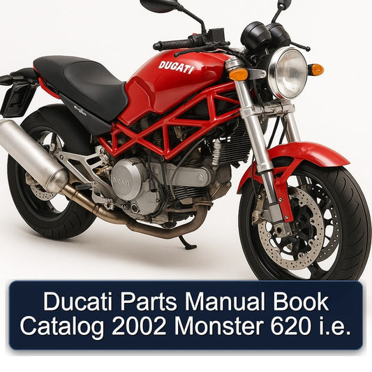 2002 Ducati 620 Catalog Monster I.e Parts