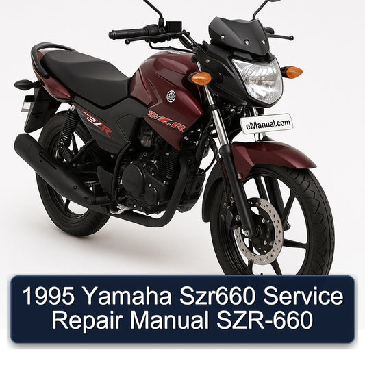 1995 Yamaha SZR Models SZR660 SZR-660 Service Repair Workshop Manual