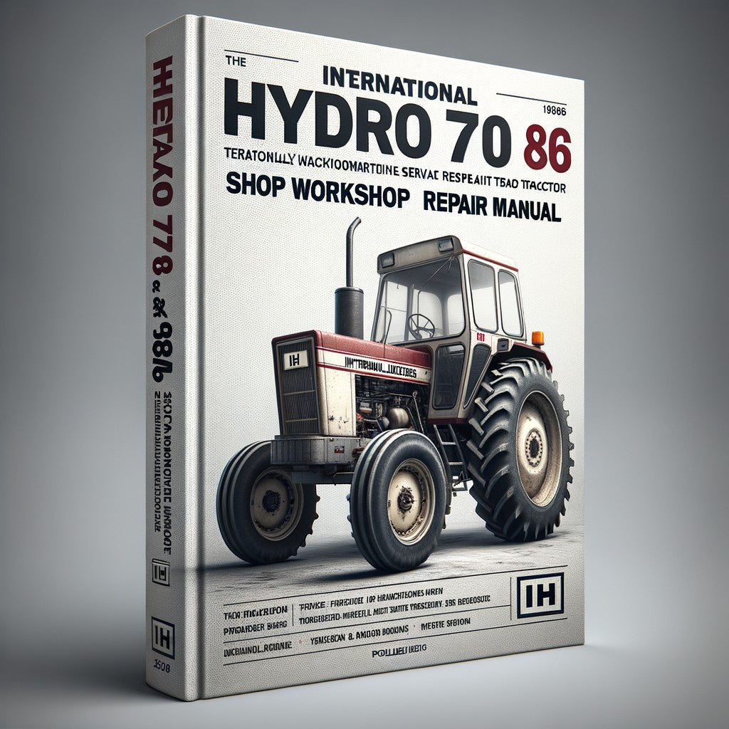 IH International Hydro 70 & 86 Tractor Shop Workshop Service Repair Manual-Improved