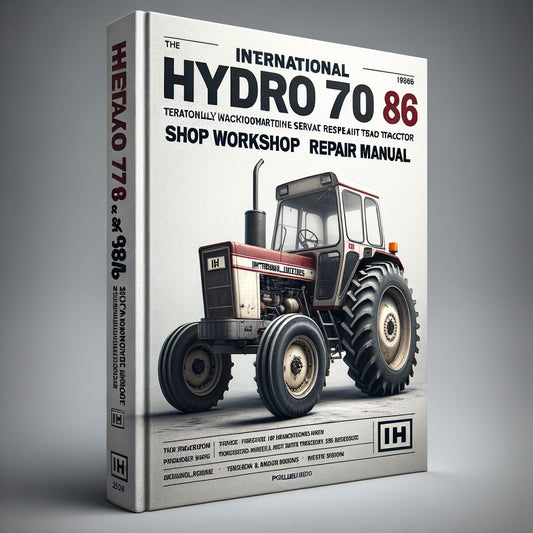 IH International Hydro 70 & 86 Tractor Shop Workshop Service Repair Manual-Improved