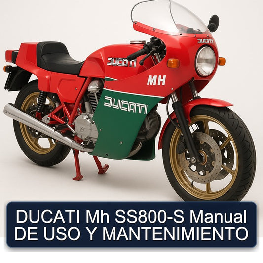 Ducati MH Models SS800-S DE USO Y Mantenimiento Service Repair Workshop Manual