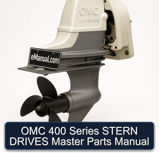 OMC 400 Series Stern Drives Master Parts Catalog