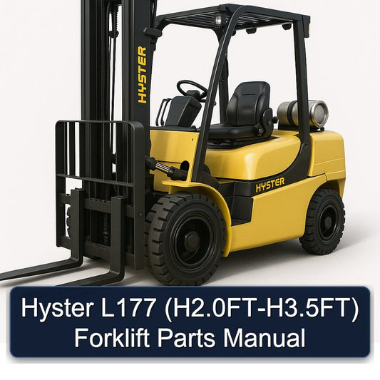 Hyster L177 (h2.0ft-h3.5ft) Forklift H2.0FT H3.5FT Parts Catalog