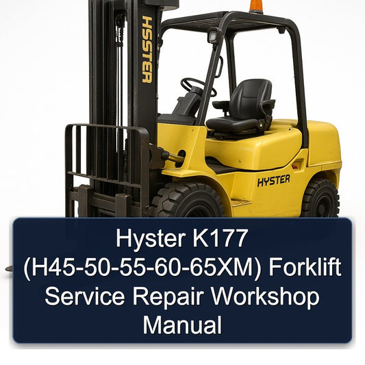 1950-1955 Hyster K177 (h45- -60-65xm) Forklift H45 65XM Service Repair Workshop Manual
