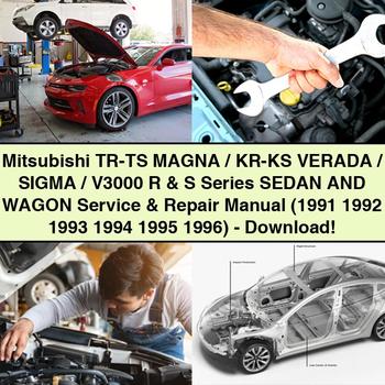 Mitsubishi TR-TS MAGNA/KR-KS VERADA/SIGMA/V3000 R & S Series SEDAN And WAGON Service & Repair Manual (1991 1992 1993 1994 1995 1996)