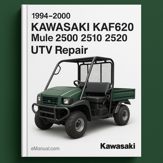 1994-2000 Kawasaki KAF620 Mule 2500 2510 2520 UTV-Reparatur-PDF