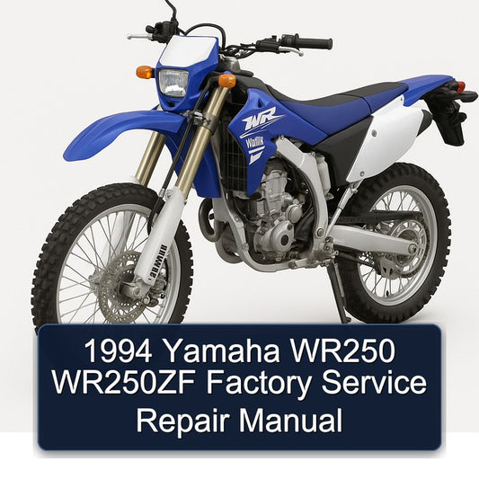 1994 Yamaha WR Models WR250 WR250ZF Service Repair Workshop Manual