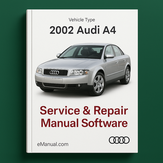 2002 Audi A4 Service & Repair Manual Software
