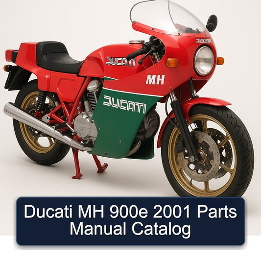 2001 Ducati MH Models 900E Parts Catalog