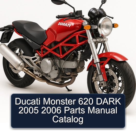 2005-2006 Ducati 620 Monster Dark Parts Catalog