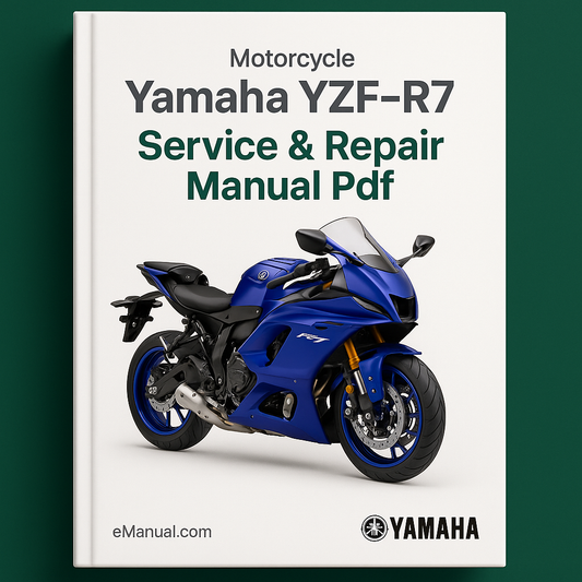 Yamaha YZf R7 Service- und Reparaturhandbuch im PDF-Format