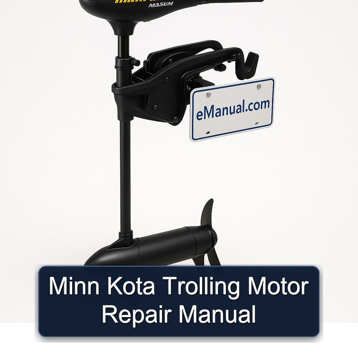 Minn Kota Trolling Motor Service Repair Workshop Manual PDF