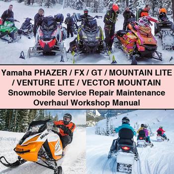 Yamaha Phazer/fx/gt/mountain Lite/venture Lite/vector Mountain Snowmobile Service Repair Workshop Manual PDF