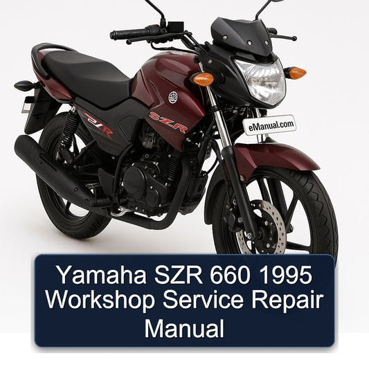 1995 Yamaha SZR Models 660 Service Repair Workshop Manual