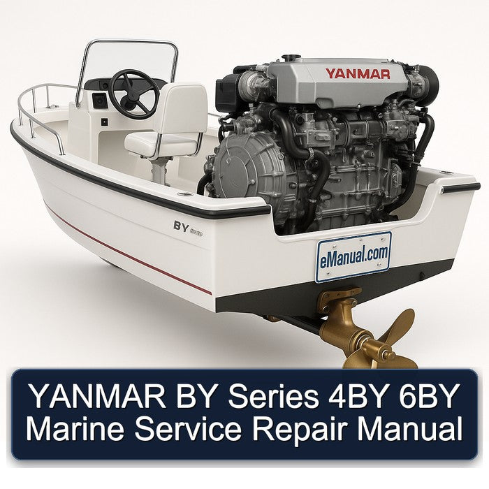 Yanmar Series 4BY 6BY Marine Service Repair Workshop Manual PDF
