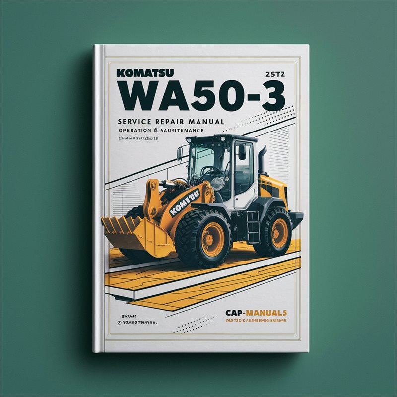 Komatsu WA50-3 Wheel Loader Operation Service Repair Workshop Manual PDF