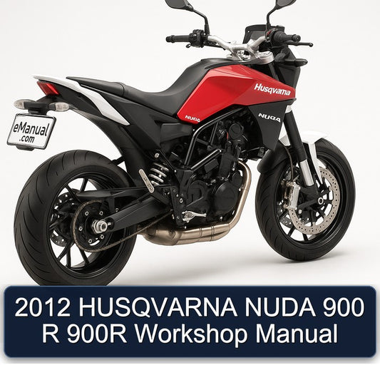 2012 Husqvarna Nuda Models 900 R 900R Service Repair Workshop Manual