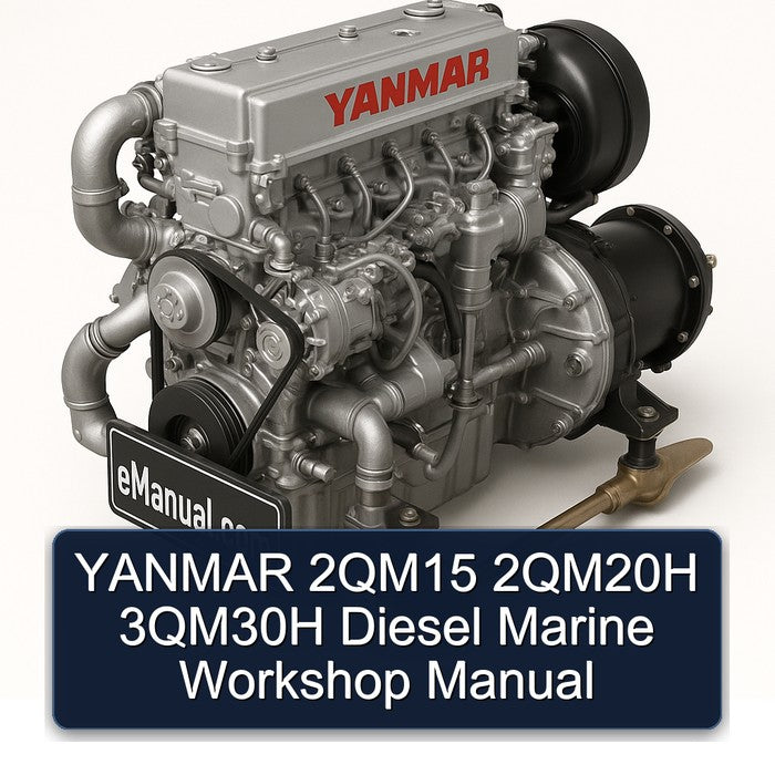 Yanmar 2qm15 2qm20h 3qm30h Diesel Marine Service Repair Workshop Manual PDF