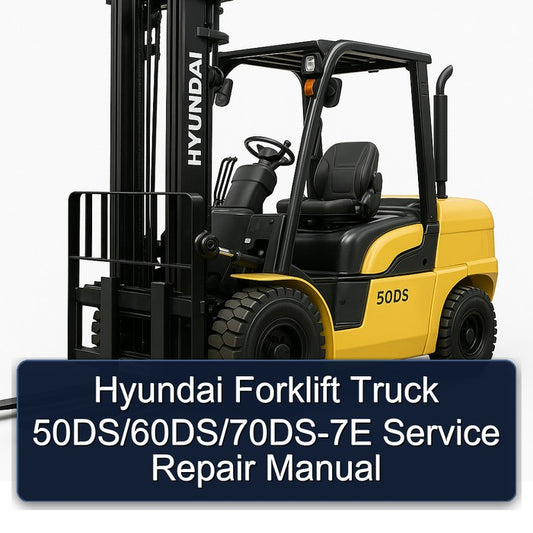 Hyundai Forklift Truck 50ds/60ds/70ds-7e Service Repair Workshop Manual